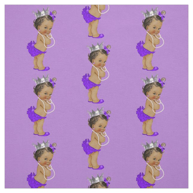 Tecido Vintage Ethnic Little Princess Purple (Modelo)