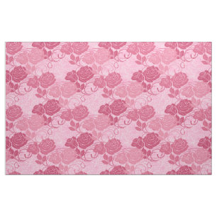 Tecido Vintage grande cor-de-rosa Textura de Rosas Florai