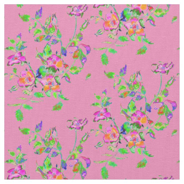 Tecido Vintage Pink Rose (Detalhe)