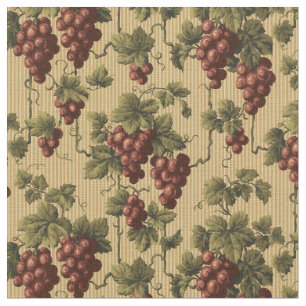Tecido Vintage Red Graphics on Grapevine Standard