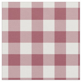 Tecido Vintage Red & White Plaid Gingham
