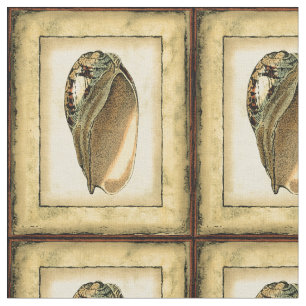 Tecido Vintage Seashell Russo