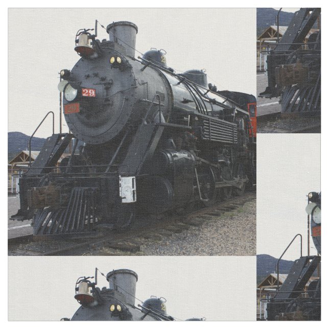 Tecido Vintage Steam Engine (Detalhe)