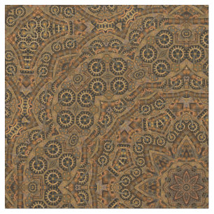 Tecido Vintage Steampunk industrial do maquinismo de