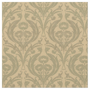 Tecido Vintage William Morris Art Nouveau Padrão Floral