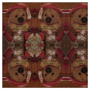 Tecido Vintage Winnie the Pooh e papai noel demasiado!