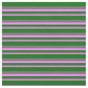 Tecido Violeta, Cinzas Escuras e Linhas Verde Escuras
