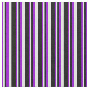 Tecido Violeta Escuro, Ciano Claro e Linhas Pretas Colori