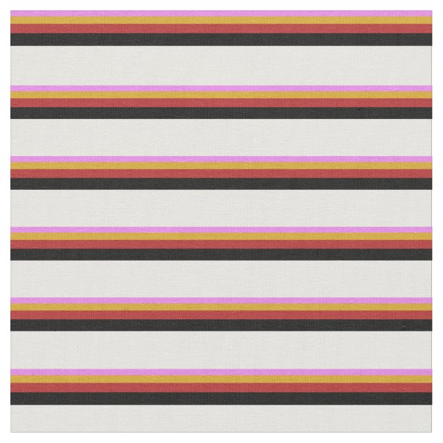 Tecido Violeta, Goldenrod, Vermelho, Preto e Branco Color (Detalhe)