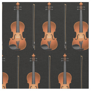 Tecido Violins Music Musical Room Decor