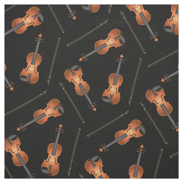 Tecido Violins Music Musical Room Decor (Modelo)