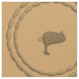 Tecido Visita de Feriados Dourados