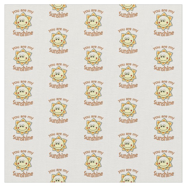 Tecido Você É Meu Sol (Detalhe)