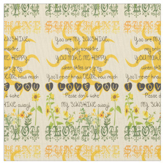 Tecido Você é o meu sol