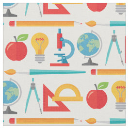 Tecido Voltar ao padrão escolar - Ensino de professores