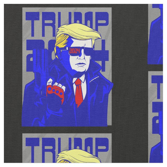 Tecido voto do presidente donald trump (Detalhe)