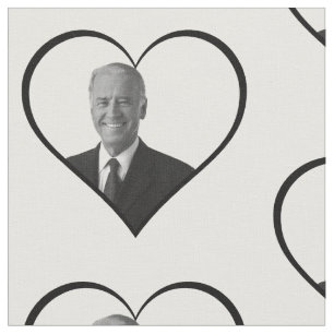 Tecido voto joe biden coração