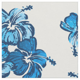 Tecido Watercolor Hibiscus Hawaiian Tropical