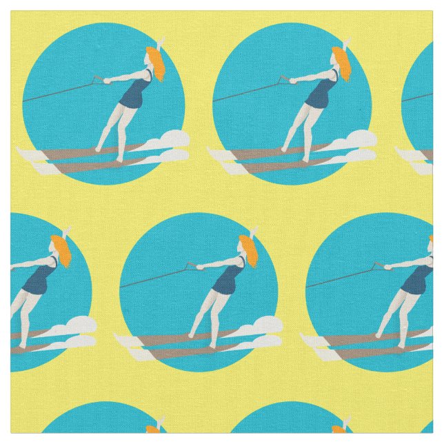 Tecido Waterski, estilo Vintage (Detalhe)