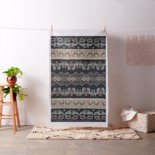 Tecido Weavings tribais indonésios Indonésia de matéri