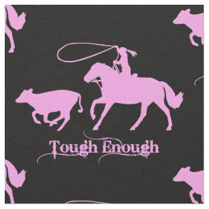 Tecido Western Rodeo Cowboy Cowgirl Calf Roping
