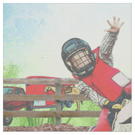 Tecido Western Rodeo Cowboy Mutton Busting 9"