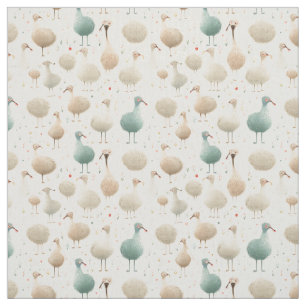 Tecido Whimsical Plumes: Ostrich Whimsy