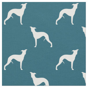 Tecido Whippet mostra em silhueta o azul e o branco da