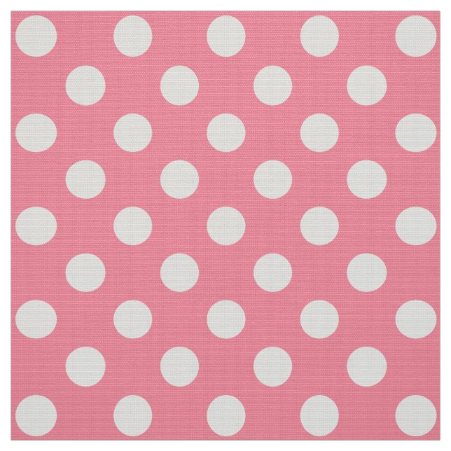 Tecido WILDFLOWER - Bolinhas Clássicas a Rosa Namorados (Modelo)
