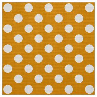 Tecido WILDFLOWER - Bolinhas Clássicas em Ouro Amarelo