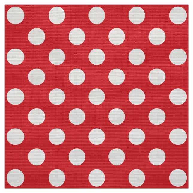 Tecido WILDFLOWER - Bolinhas no Namorados ou no vermelho  (Modelo)