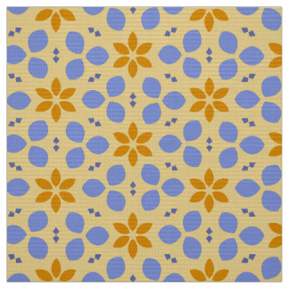 Tecido WILDFLOWER - Flores Botânicas Cutas Flores Amarela