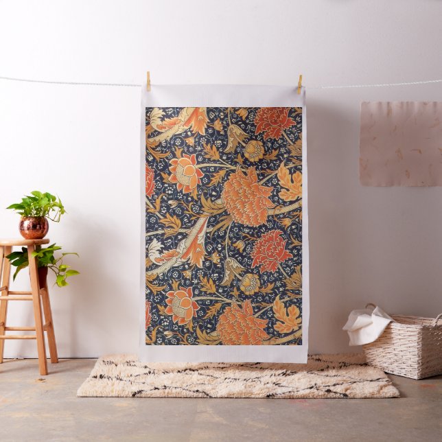 Tecido William Morris Cray Floral Art Nouveau Pattern (In Situ)