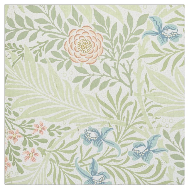 Tecido William Morris Larkspur Padrão Floral (Modelo)