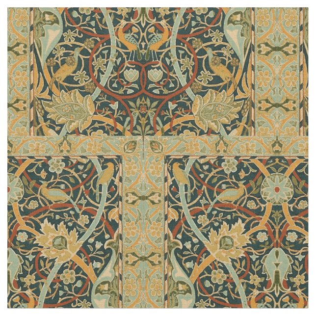 Tecido William Morris Oriental Carpet Art (Detalhe)