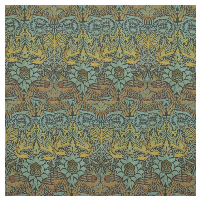 Tecido William Morris Peacock Dragon Wallpaper (Modelo)