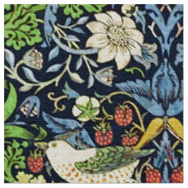 Tecido William Morris Strawberry Thief Pattern