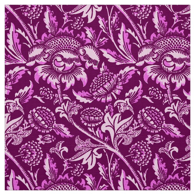 Tecido William Morris Sunflower, Ametist Purple (Modelo)