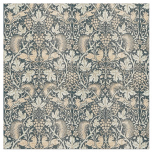 Tecido William Morris Vintage Fox & Grape Vine Patterno