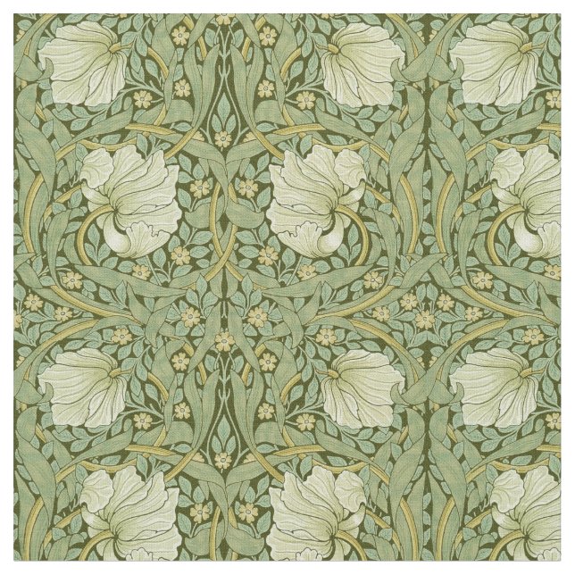 Tecido William Morris Vintage Pimpernel Floral (Detalhe)