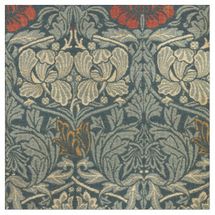 Tecido William Morris Vintage Tulip & Rosa Floral Pattern