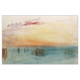 Tecido William Turner - A laguna perto de Veneza no Sunse