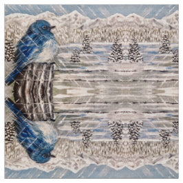 Tecido Winter Storm Bluebird