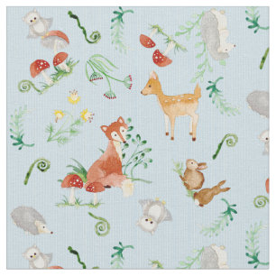 Tecido Woodland Fairytale Cria Nursery Garota Bebê