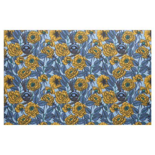 Tecido Wren nos rosas (Fat Quarter)