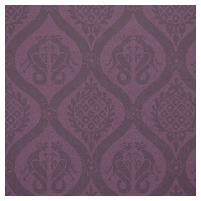 Tecido Wyvern Ogee, EggPlant (Modelo)