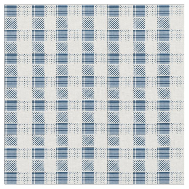 Tecido Xadrez azul (Detalhe)
