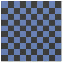 Tecido Xadrez Azul e Preto
