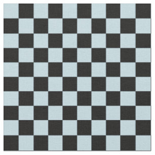 Tecido Xadrez Azul e Preto