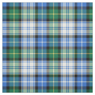 Tecido Xadrez azul e verde do Tartan do vestido de